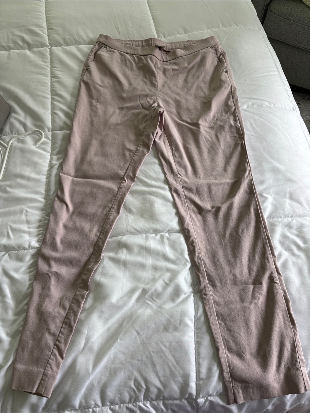 Anne Klein Dusty Rose Pull-On Trousers